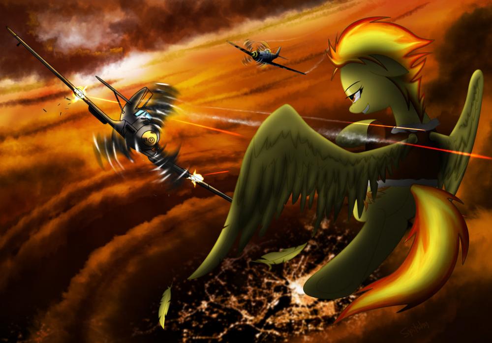 dog_fighting___spitfire_vs_bf_109_by_spi